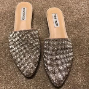 Steve Madden Trace-R crystal mules
